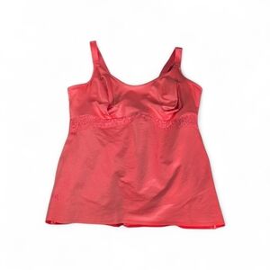 Ruby Ribbon Lace Cami Level 4 Support Coral Pink Size 42